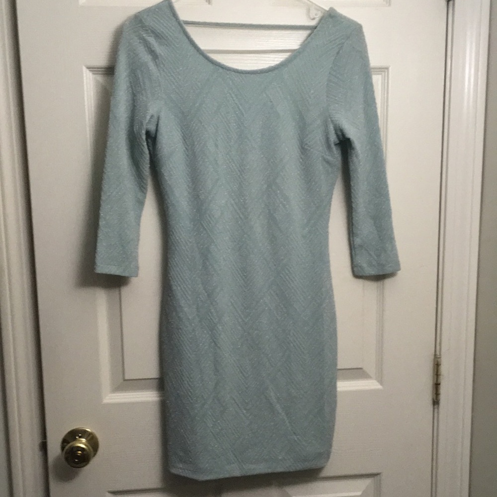 Blue dress